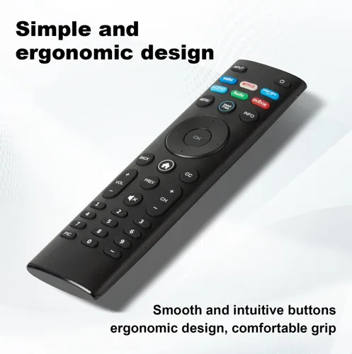 Vista 5 de Para control remoto vizio smart tv, XRT140-Remote- Reemplazo aplicable con todos los Smart TV VIZIO