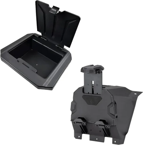 Vista 20 de A & UTV PRO Caja de almacenamiento de cama para Can Am Defender, HD10 HD9 HD8 HD5 Max/Can Am Commander, compatible con accesorios Can-Am Defender