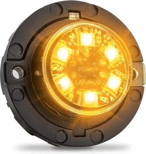 Vista 10 de Lamphus SnakeEye III - Luz estroboscópica de posición oculta [SAE Clase 1] [IP67 Impermeable] [72 Modos de flash] [Función TBT] Luces de advertencia