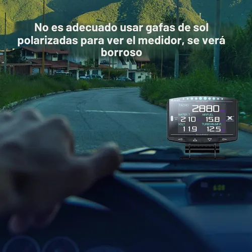 Vista 3 de X1 Obd2 - Pantalla de medidor, medidor de impulso, velocímetro, medidor de temperatura del agua, combinación de datos multi-ECU, para Honda, Toyota