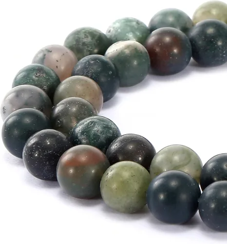 Vista 3 de Cuentas de la marca BRCbeads, redondas, sueltas y mate, a partir de gemas naturales, para hacer joyas, Azul Aventurine, 4mm