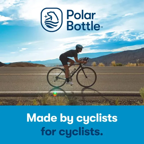 Vista 2 de Polar Bottle Breakaway Single Wall by HydraPak (20oz, 24oz, 30oz) - BPA-Free, Cycling & Sports Squeeze Bottle