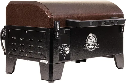 Vista 6 de PIT BOSS PB150PPG Parrilla de Pellets de Madera de Mesa, Negro - 11091