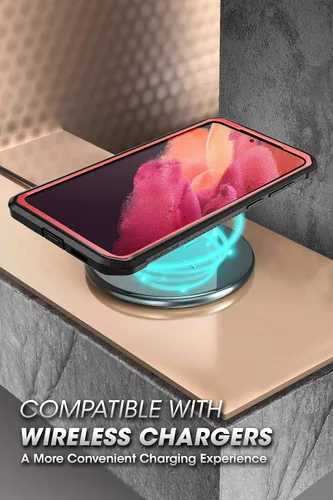 Vista 7 de SUPCASE, Unicorn Beetle Pro Series - Funda diseñada para Samsung Galaxy S21 5G (lanzamiento 2021),Funda robusta de doble capa, con función
