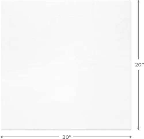 Vista 3 de Hallmark - Papel de seda blanco a granel (100 hojas) para cumpleaños, Navidad, graduaciones, papel de regalo, manualidades, flores de papel