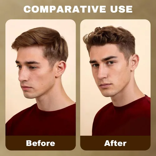 Vista 6 de Peine de textura – 2 piezas de peine de pelo de dientes anchos para hombres y mujeres (gris+rosa)