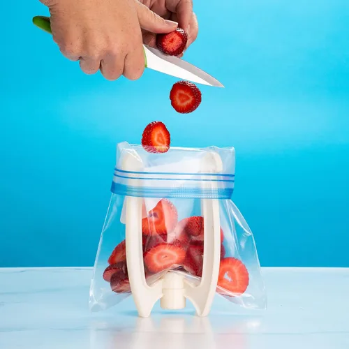Vista 5 de Bagwell Portabolsas Sellable para Bolsas de Almacenamiento de Alimentos de Tamaño Quart