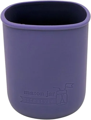 Vista 10 de Mason Jar Lifestyle - Fundas de silicona de 32 onzas para proteger bolas, Kerr, tarros de conservas (4, multicolor americana)
