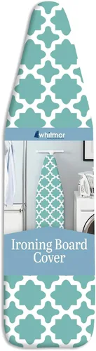Vista 3 de Whitmor Funda para tabla de planchar, azul Funda para tabla de planchar lavable a máquina con tela de 3.10 oz/m² y cuerda para tablas de 13-15 x