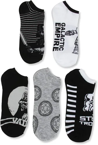 Vista 4 de Star Wars Paquete de 5 calcetines invisibles para hombre