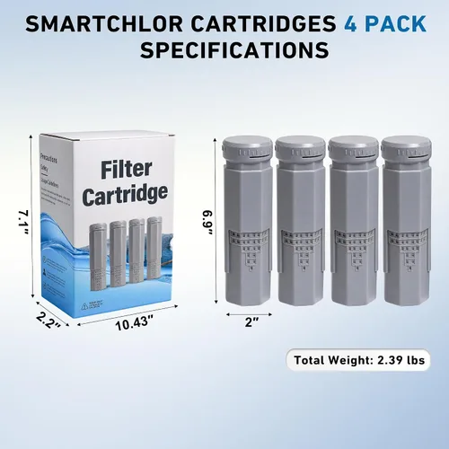 Vista 2 de SmartChlor - Cartuchos de repuesto compatibles con el sistema en línea Frog