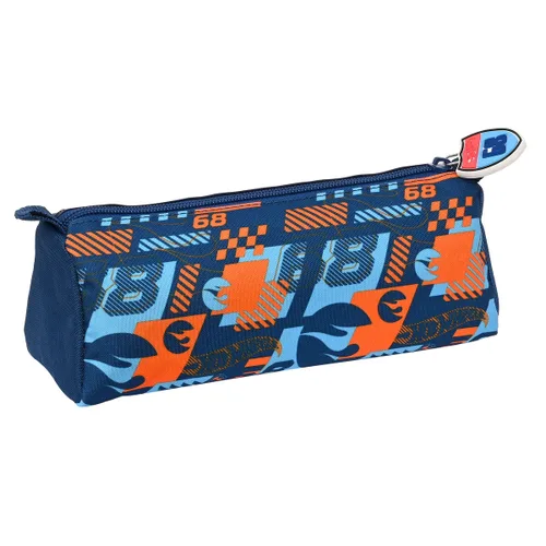 Vista 3 de Estuche Escolar Hot Wheels Speed club Naranja Azul marino (21 x 8 x 7 cm)