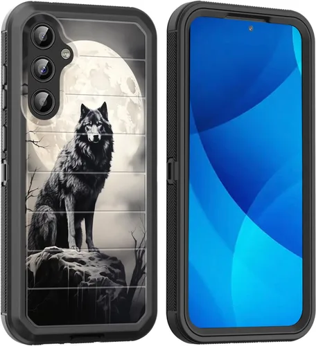 Vista 48 de Funda para Galaxy A15 5G, cuerpo completo, protección contra caídas, a prueba de polvo, resistente de 3 capas, militar, resistente, duradera