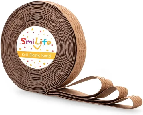 Vista 10 de SmiLife Banda Elástica de Agarre de Silicona para Coser, Beige, 1.05 Pulgadas x 12 Yardas