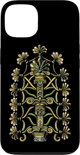 Vista 7 de Funda para iPhone 14 Pro Max Anunnaki Aliens Árbol de la Vida Símbolo Antiguo Geometría Sagrada