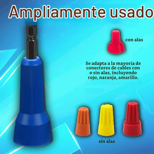 Vista 2 de Conductor de tuerca de alambre, conector de cable giratorio giratorio, los mejores regalos de Navidad, controlador de conector de cable
