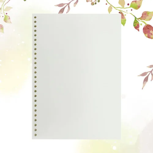 Vista 4 de VILLCASE 50 hojas de recambio de página, bloc de dibujo para niños, diarios, blocs de bocetos de papel para niños, papel de recambio de dibujo