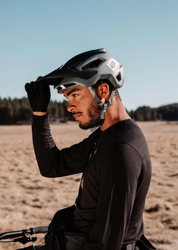 Vista 2 de Casco para bicicleta de montaña Fox Racing Speedframe Pro, Negro, Grande