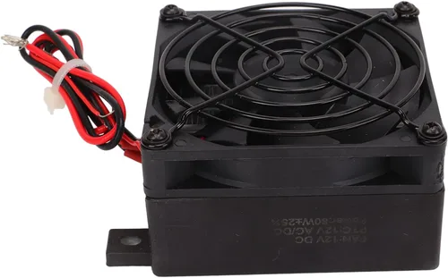 Vista 9 de Calentador termistor compacto PTC con ventilador - Módulo de calentador de aire de temperatura constante de 12 V/24 V para reparación
