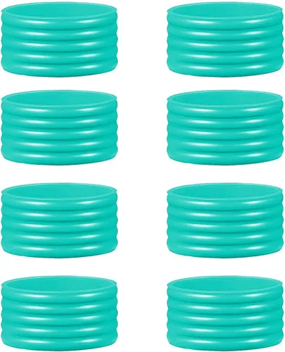 Vista 15 de 15 colores disponibles Buena elasticidad 8-45 piezas de raqueta de tenis/paletas de pickleball/squash anillo de silicona raqueta agarre bandas
