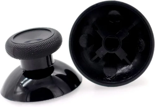 Vista 2 de Deal4GO Paquete de 2 palancas de pulgar OEM cóncavas de repuesto analógicas para controlador Xbox One de goma para joystick de control de pulgar