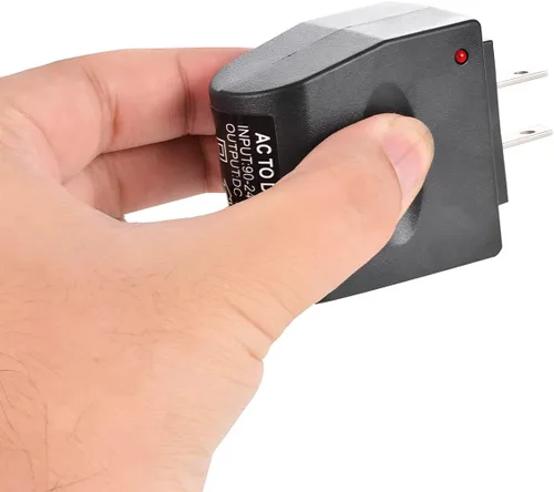 Vista 4 de Adaptador convertidor universal de encendedor de cigarrillos de coche de CA a CC, inversores de potencia de vehículo de CC 12V 500mA, transformador