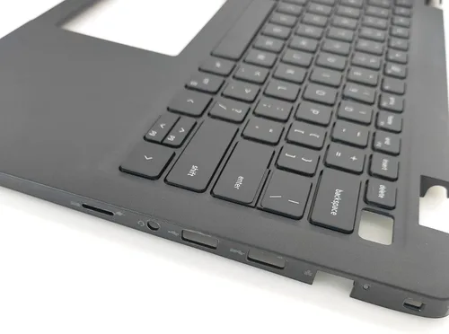 Vista 5 de Funda superior de repuesto para DELL Latitude 3420 E3420 Series Teclado retroiluminado Asamblea cubierta superior 4PX9K 04PX9K Negro Teclado