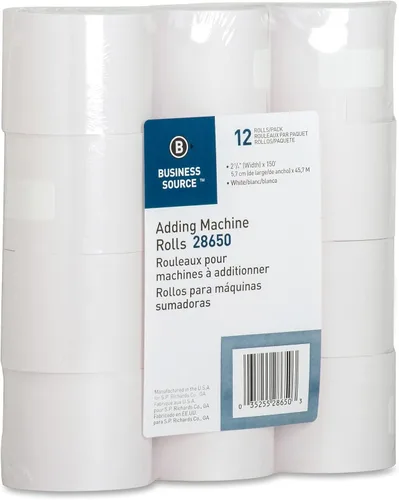 Vista 3 de Business Source Papel de recibo - Blanco