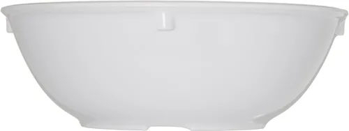 Vista 2 de Carlisle FoodService Products Dallas Ware - Cuenco de plástico reutilizable para bufés, hogar y restaurantes, melamina, 14 onzas, color blanco