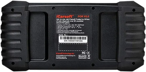 Vista 4 de iCarsoft Escáner de diagnóstico automático POR V2.0