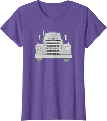 Vista 18 de Camiseta clásica de camión pesado International Harvester IH Loadstar, Negro, S