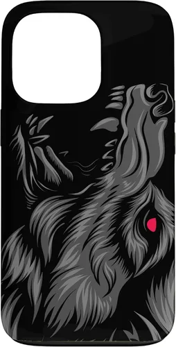 Vista 10 de Viking Fenrir Wolf Howls to The Gods - Norse Mythology Case for iPhone 17