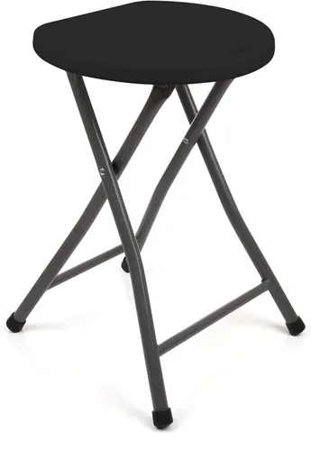 Vista 9 de Mintra Home Taburetes plegables – 18.5 pulgadas de altura, metal, resistentes (1 paquete, verde aguamarina)