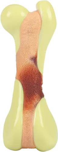 Vista 9 de Tikaton Juguetes masticables para perros para masticadores agresivos, sabor a pollo, juguetes masticables duraderos para dentición de perros, huesos