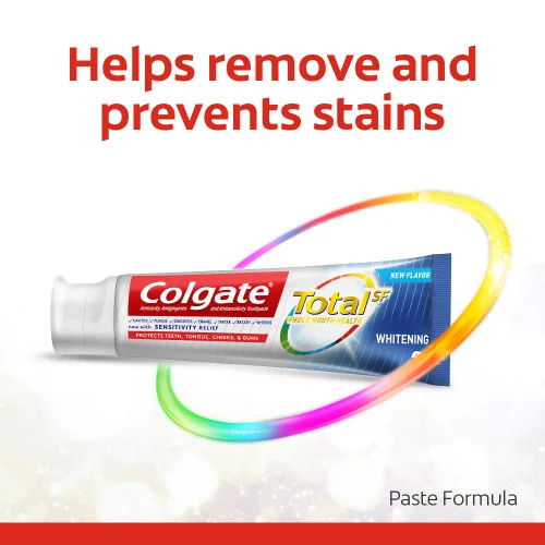 Vista 3 de Colgate Pasta dental blanqueadora total, 4.8 onzas (paquete de 3)