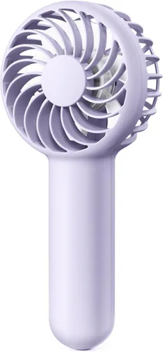 Vista 7 de Gaiatop Mini ventilador de mano portátil, 3 velocidades potente operado con batería, pequeño ventilador personal recargable por USB para pestañas