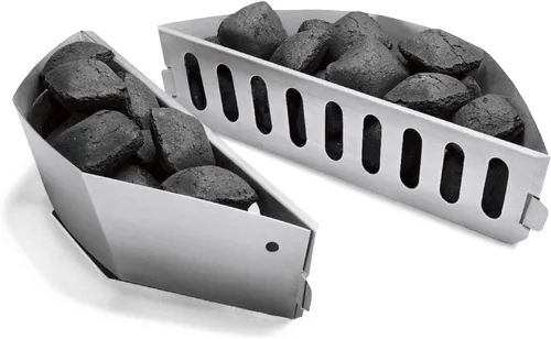 Vista 6 de Weber 7444 Sistema de limpieza One Touch Aluminio 22.4 in & Char-Baskets