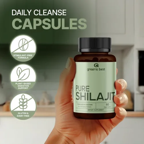 Vista 4 de GREEN'S BEST Cápsulas Pure Himalayan Shilajit – Suplemento orgánico de ácido fúlvico para energía y apoyo inmunológico – Aumenta la resistencia