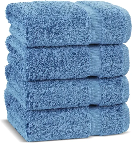 Vista 98 de Chakir Turkish Linens Toallas turcas de alta calidad 100% algodón para baño, toallas de baño grandes de 30 x 60 pulgadas (4 piezas, aguamarina)