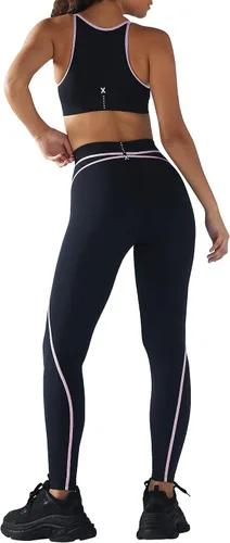 Vista 2 de Savage x Fenty Leggings de cintura alta de malla para mujer