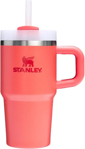 Vista 144 de STANLEY Quencher H2.0 Vaso Térmico con asa y pajilla, 64 onzas, tapa Flowstate de 3 posiciones, gran capacidad para viajes y deportes, vaso de acero