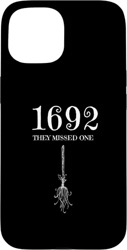 Vista 6 de Funda para iPhone 16 1692 They Missed One Salem Funny Halloween Witch
