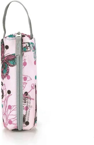 Vista 6 de Tilami Mochila con ruedas de 18 pulgadas con estuche escolar para niños y niñas, Caballo rosa, Computadora portátil