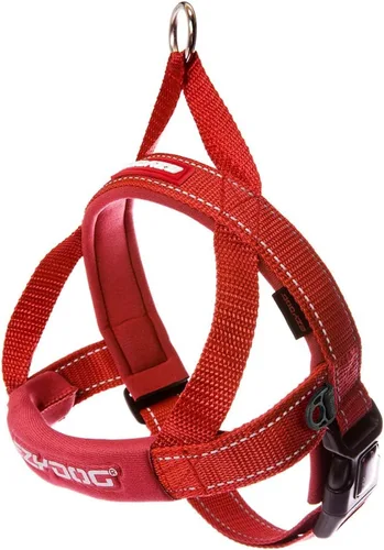 Vista 25 de Arnés ajustable para perro de EzyDog, XXS, Negro Fast One-Click Buckle, Adjustable Fit, Strong Reinforced Materials, Reflective Stitching, No Pull