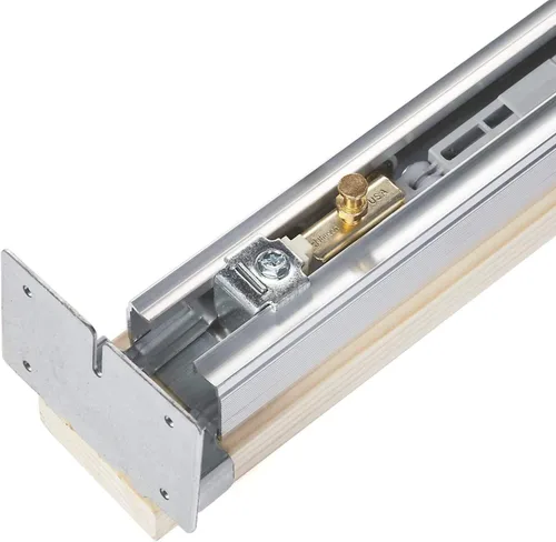 Vista 5 de Johnson Hardware 1500 Serie de cierre suave grado comercial Marco de puerta de bolsillo para pared de montantes de 2x4 (71 cm x 203 cm)
