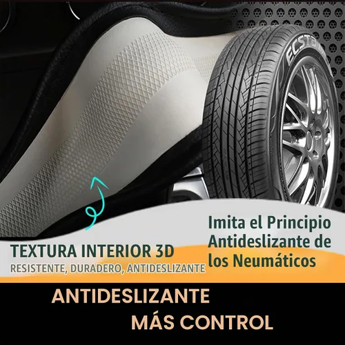 Vista 5 de PINCTROT Comfy Grip - Funda para volante para Tesla Model Y/3 2016-2025 2026 Standard/Highland/Juniper, forma de D de 14 pulgadas tamaño pequeño