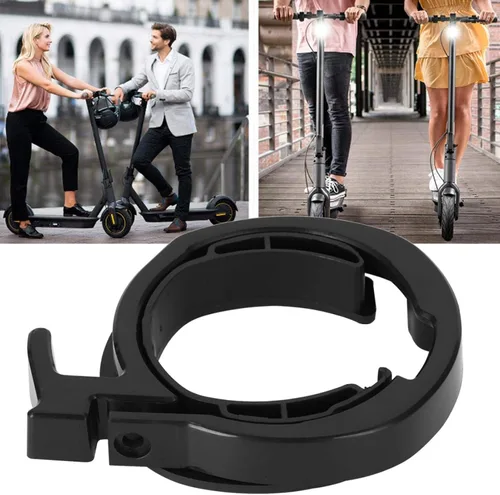 Vista 4 de Hebilla de anillo de guardia con cierre de círculo ABS para Xiaomi Ninebot MAX G30 Anillo de límite eléctrico piezas de scooter