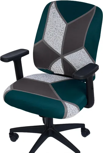 Vista 28 de Melaluxe Funda para silla de oficina de computadora, funda universal protectora y elástica para silla giratoria elástica