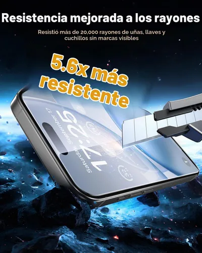 Vista 6 de UNBREAKcable - Protector de pantalla de cobertura completa para iPhone 15, paquete de 3