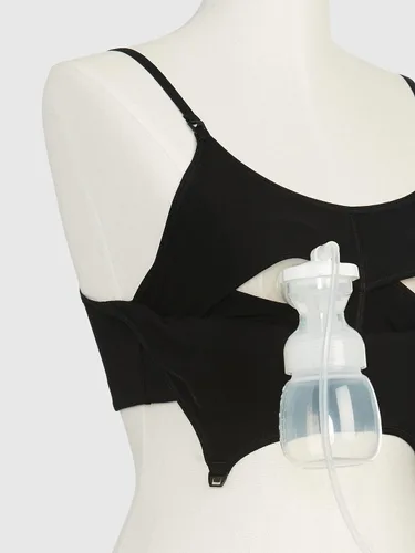 Vista 3 de GAP Women's Maternity Organic Cotton Pumping Nursing Bra